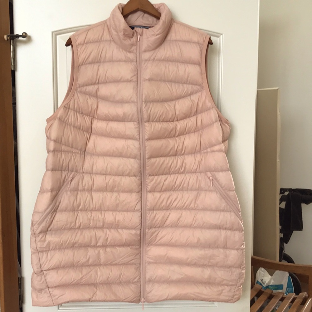 Lands End long down vest